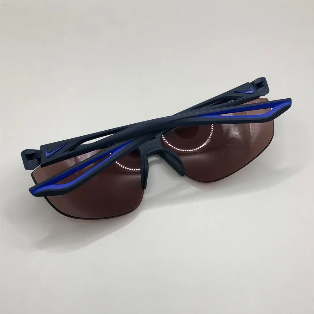 Nike TAILWIND E EV0946 404 Black/Blue Brown Lens Sunglasses Italy Sports Cycling